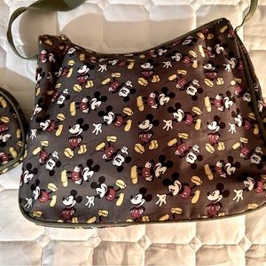 Disney Mickey Mouse purse and matching makeup bag